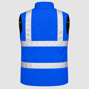 Chaleco de Seguridad Personalizado al por Mayor, Chaleco Reflectante de Alta Visibilidad para Control de Tráfico, Ropa de Trabajo para Voluntarios de Eventos, Chaleco Personalizado de Fábrica OEM - Product Image 4
