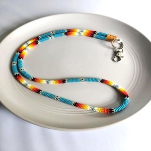 Colorful Seed Beads Beaded <b>Lanyards</b> <b>For</b> Daily Fashion Beautiful Seed Beads Beaded <b>Lanyards</b> <b>For</b> Gift Collection - Product Image 6