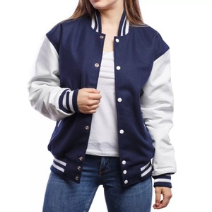 Premium Girl <b>Purple</b> Red Pink Cotton <b>Varsity</b> <b>Jacket</b> Manufacturer Customizable Baseball Cropped <b>Varsity</b> <b>Jacket</b> Women - Product Image 1