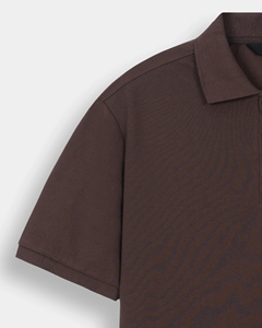 Camisa Formal para Hombre con Logotipo Personalizado, Cuello con Cremallera, 100% Algodón Jersey, Manga Corta, Tallas Grandes, OEM ODM - Product Image 4