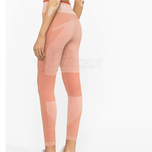 Leggings de yoga pour femmes - Écologiques, respirants, séchage rapide, Spandex/Nylon, vêtements de sport, fitness, entraînement, sans couture, longueur intégrale - Product Image 5