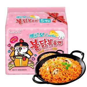 Nouilles épicées au poulet carbonara SAMYANG de haute qualité, Samyang 5x140g en stock, livraison rapide garantie avec de grosses réductions - Product Image 2