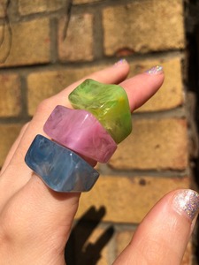 Anillos de Resina, Anillos de Moda, Anillos Acrílicos para Mujer, Joyería para Chicas, Gran Venta - Product Image 2