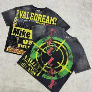 T-shirt 100% coton de haute qualité pour hommes Impression personnalisée Style Hip Hop Tissu tricoté blanc vierge personnalisé - Product Image 2