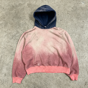 Sudadera con Capucha Oversize para Hombre, Color Gris Sólido, Tejido French Terry Lavado, Estilo Casual, para Otoño - Product Image 2