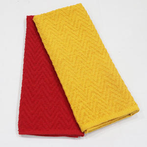 Serviettes de cuisine personnalisées en coton 100% tissé, couleur unie, douces, en provenance d'Inde - Product Image 3