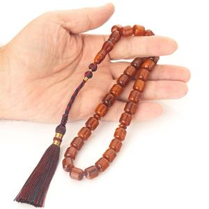 Figurine en résine faite à la main sur le thème de l'ange, Tasbih religieux avec pompon, Dhikr islamique, cadeau spirituel, décoration de la maison - Product Image 3