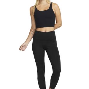 Nueva tendencia transpirable de talla grande 2017, conjuntos de Fitness para gimnasio para mujer, conjunto de Yoga elástico de 4 vías con bolsillos - Product Image 1
