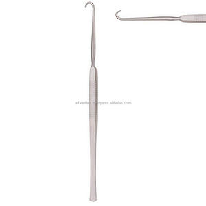 Retractor de Piel Bergmann A-1 VERITAS, Gancho de Acero Inoxidable, Juego de Instrumentos Quirúrgicos Reutilizables para Cirugía Plástica |   ISO 13485 - Product Image 3