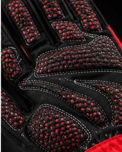 Gants de course rouges et noirs à doigts entiers compatibles avec les écrans tactiles, en PU, à manchette longue, pour l'hiver, motocross, unisexe, imperméables, légers, antidérapants - Product Image 6