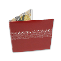Empaquetado de CD-R con revestimiento personalizado, diseño Digipak y prensado con impresión.
