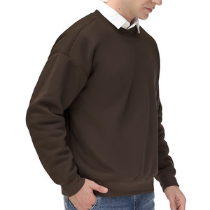 Sudadera de mezcla de algodón para hombre, lista para el invierno, con forro polar suave, diseño de manga larga, ajuste cómodo, ideal para clima frío y atuendos casuales. - Product Image 3