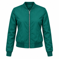Veste bomber légère jaune tendance pour femmes, fermeture éclair, tissu respirant et chaud, veste bomber pour femmes, service OEM 2025