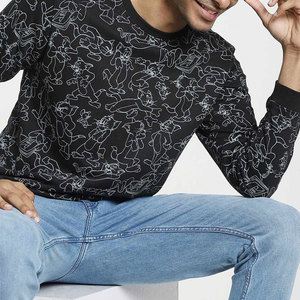 Sudadera con Capucha para Hombre, Estampado Digital, Felpa, Corte Holgado, Tejido de Algodón, Informal, para Invierno - Product Image 5