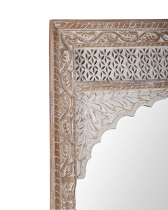 Modern Vintage <b>Wall</b> <b>Mirror</b> for Entryway Elegant Handcrafted Border Design with Premium Decorative Charm - Product Image 4