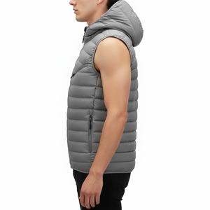 Chaquetas de Burbuja de Manga Corta para Hombre, Novedad 2026, Ropa Casual de Verano, Colores y Tallas Personalizadas, Logotipo Frontal, Servicio OEM/ODM - Product Image 3