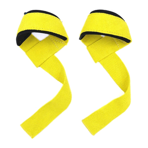 Sangle de levage en coton personnalisable WABSON SPORTS pour la salle de sport - Antidérapante, réglable, légère, support de poignet pour la musculation - Product Image 1