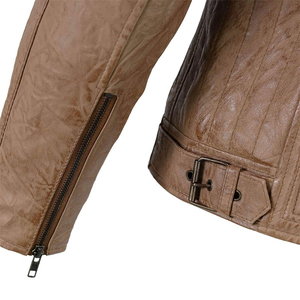 Stylish Men's Genuine <b>Leather</b> Winter Windbreaker <b>Jacket</b> <b>Long</b> Sleeve Front Customizable High Quality Best Popular Style New - Product Image 4