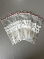 Bolsas con Cierre Hermético y Panel Transparente para Escribir, Impresión por Grabado, LDPE, para Almacenamiento de Bebidas y Agua Mineral