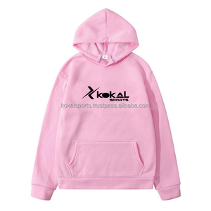 Sudadera con Capucha Kokal Sports para Hombre y Mujer, de Algodón/Poliéster, Invierno, Casual, Manga Larga, Talla Grande, Estampado Digital Sólido - Product Image 1
