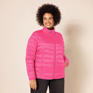 Custom Made Women's Puffer Jacket <b>Thick</b> Bubble <b>Winter</b> <b>Coat</b> with Private Label Regular Fit Solid Color Polyester Wadding - Product Image 3
