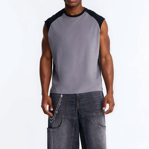 Custom Reglan Sleeveless Design Custom Multi Color Casual Wear <b>Cropped</b> Regular Fit Streetwear Eco-Friendly Jersey Tank <b>Top</b> - Product Image 2