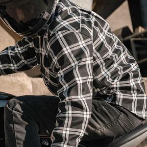 Premium Quality % Cotton Breathable Unisex Racing Motorbike Flannel Shirt with YKK Zipper and CE <b>Protectors</b> 2026 Customizable - Product Image 6