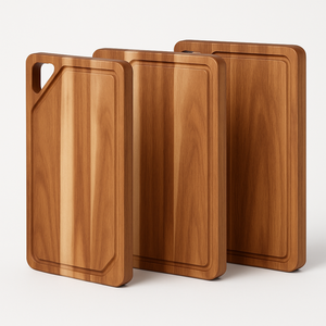 Acacia Wood Cutting Board Rectangular <b>Kitchen</b> Chopping Board Juice Groove Durable Wooden Board - Product Image 4