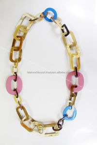 Collier moderne en corne de buffle fait main, taille personnalisée, design artisanal naturel, bijoux de mode pour femmes, mariage - Product Image 5