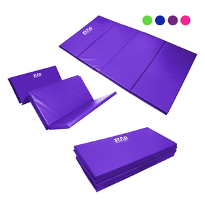 Colchoneta de gimnasia plegable Stag Sure Shot icónica de 8 pies x 4 pies x 50 mm, colchoneta de alta densidad para ejercicio y entrenamiento físico - Product Image 1