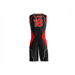 Ensemble Maillot et Short de Basketball Personnalisé Léger pour l'Entraînement, les Ligues Scolaires, les Clubs et le Basketball Professionnel - Product Image 3