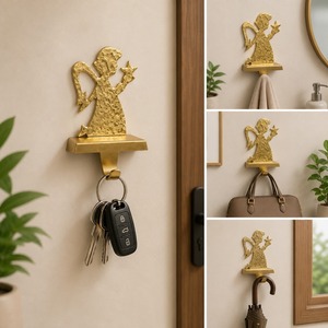 Luxury Designer Christmas Stocking Holder Decorative Mantel <b>Hook</b> with Durable Construction for Homes Hotels and Holiday Events - Product Image 4