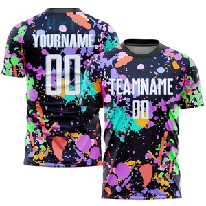 Camisetas de Fútbol Sublimadas Personalizadas al por Mayor OEM, Camisetas de Fútbol Transpirables de Alta Calidad con Diseño de Logotipo Bordado, Conjuntos de Camisetas de Fútbol - Product Image 1