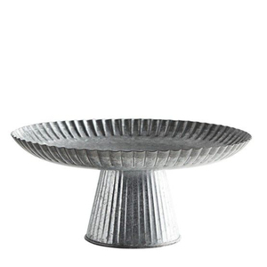 Support à gâteau galvanisé à 2 niveaux de haute qualité, plateau de service en métal pour cupcakes et présentation de desserts, décoration d'intérieur antique - Product Image 2