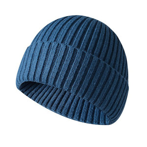 Unisex Reversible Knit Beanie Hat Double Style <b>Winter</b> <b>Cap</b> Soft Warm Casual Headwear for Women Men Flexible Fashion Skull <b>Cap</b> - Product Image 2