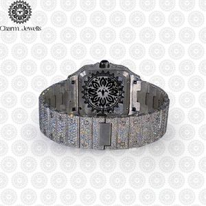 Charm_Jewells Luxury Stainless Steel Square <b>Watch</b> 30mm Sapphire Crystal Quartz Movement Analog Butterfly Clasp Women Fashion - Product Image 4