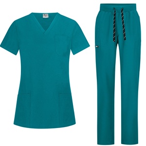 Medical <b>Uniform</b> <b>Scrubs</b> Set Plus Size Hospital Security <b>Uniform</b> Custom One Piece Nursing Jumpsuit <b>Scrubs</b> Set - Product Image 3