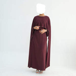 Nueva Abaya para Ramadán y Eid, con Perlas, Estilo Nida, Vestido de Fiesta, Ropa Islámica para Mujer, Abaya Dubai, Vestidos Modestos Musulmanes, Venta al Por Mayor - Product Image 2