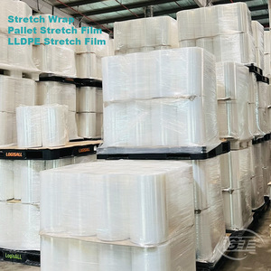 Manufacturer Customized PE Winding Film 50cm Wide Pallet Packaging Stretch Film Jumbo PE Protective Packing Film Roll - Product Image 6