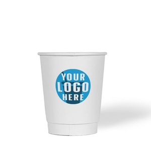 8 oz Double Wall Disposable Paper <b>Cups</b> in Bulk from India with custom Logo for High Volume <b>Lattes</b> & Food Joints - Product Image 4