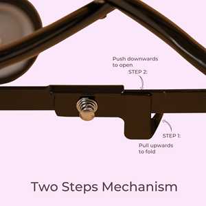 POLKA TOTS Cochecito Compacto para Recién Nacido Cochecito Plegable para Bebés EasyDrift Buggy Cochecito (Elephant Pink Color) - Product Image 5