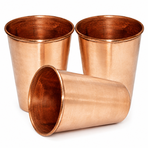 Juego de Vasos de Cobre Puro Hechos a Mano para la Salud y Desintoxicación, Diseño de Diamante Martillado, Taza de Agua de Cobre para el Hogar - Product Image 5