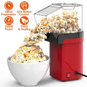 Máquina para Hacer Palomitas de Maíz sin Aceite de 1200W, Fácil de Usar, 8 Tazas, Calentador de Mantequilla, en Oferta - Product Image 1