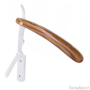 Wholesale Professional Men's Shaving <b>Razor</b> Wood Handle Customized Label Colors Stainless Steel <b>Blade</b> Face Body <b>Single</b> <b>Blade</b> - Product Image 2