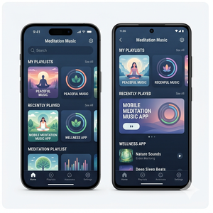 Aplicación de Música para Meditación RoyalCraft – Sonidos Relajantes, Música para Dormir, Calma Mental y Alivio del Estrés IOS/Android/Linux/Mac - Product Image 4