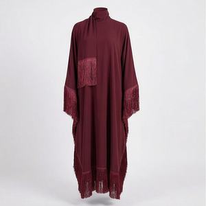 Nuevo estilo, diseño de manga de murciélago con color personalizado, ropa para mujer para el Eid, vestido Abaya musulmán personalizado para damas, elegante y nuevo. - Product Image 1