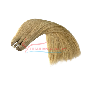 Cheveux humains Remy vietnamiens en gros, double trame, texture naturelle douce, finition lisse, 100g, toutes les couleurs, teintables - Product Image 2