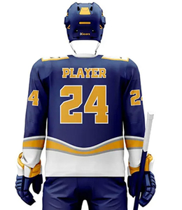 Durable 100% Polyester Slim Fit Comfortable Team Ice Hockey Uniform Sets Eco-Friendly Customizable Pakistan Made - Product Image 4
