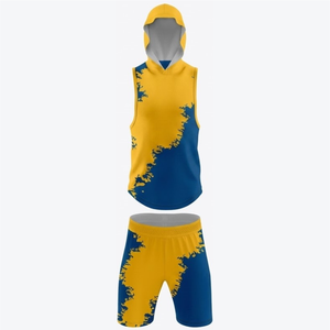 Custom <b>Short</b> <b>Sleeve</b> Breathable <b>Hoodie</b> Usa 7on7 Football Jersey Adult Logo All Over Print Heat-Transfer 7v7 Uniforms - Product Image 4
