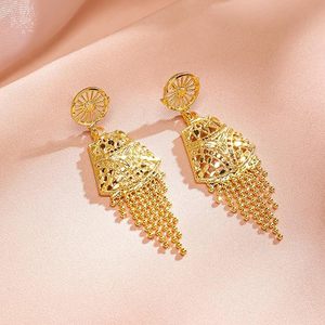 Parure Collier et Boucles d'Oreilles en Alliage Plaqué Or pour Femme, Style Vintage avec Pompon, Bijoux de Mariage, Strass en Cristal, Imitation Perle, Rani Haar - Product Image 3